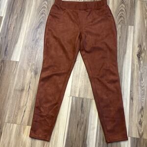 Zac & Rachel Faux Suede Leggings Size Medium